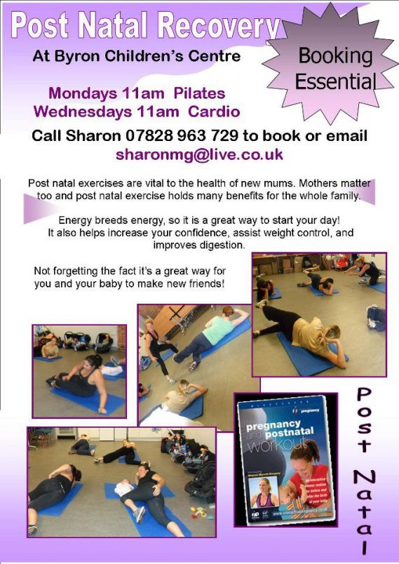 Advert for Post Natal Recovery Session